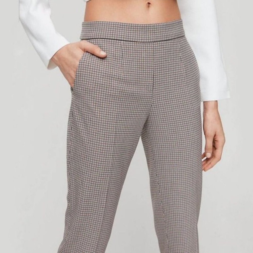 Babaton Conan houndstooth wool pant. Sz 8
